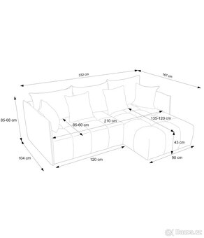 Rohová sedací souprava zelená - 9