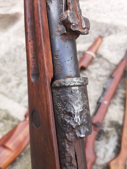 Mauser 98k, Gew, pažby torza, bajonet - 9