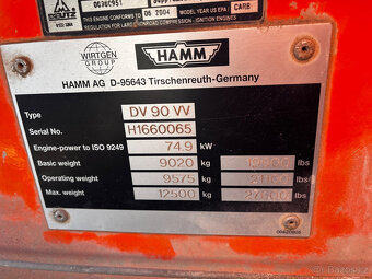 Vibrační válec Hamm DV 90 VV - 9