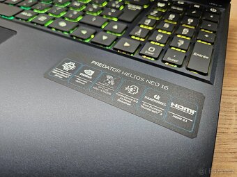 16" 240HZ 2K_PREDATOR HELIOS 16_i9-14900HX_32GB_RTX 4070 8G - 9