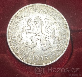 Stříbrné oběhové mince 1928 - 1932 ( 5 koruna ) - 9