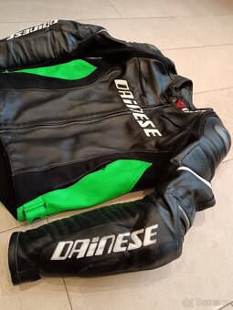 Dainese Racing-Pánská kožená moto kombinéza, dvoudílná - 9