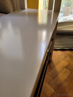 Bílá lavice s botníkem HEMNES zn. IKEA - 9