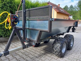 Přívěs vozík za čtyřkolku atv . Homologace spz - 9