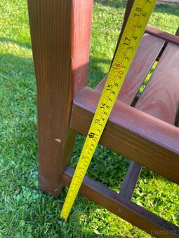 Venkovní dětský sedací set ze dřeva - 9