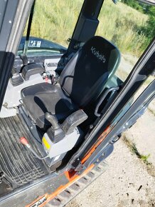 Bagr Kubota, 5,5ton. Hydraulicky rychloupinak, nove pasy. - 9