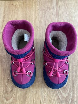Zimní barefoot boty Affenzahn snowboot econyl snowy flamingo - 9