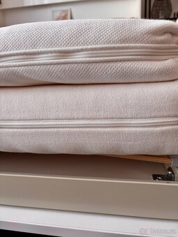 Výklopná postel Bed Concept 160/200 lesk bílá - 9