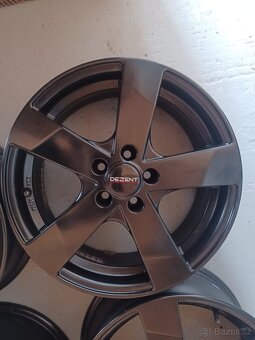 5x100 R16 6,5j et 38 Dezent cerne - 9