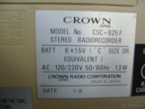 Crown Radiomagnetofon Csc-925f - 9