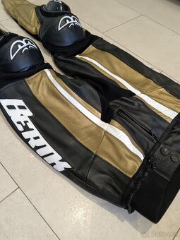 Berik Bionic Gold-Pánská kožená moto kombinéza, dvoudílná - 9
