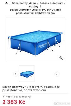 Bazén s filtrací a solárním ohřevem vody p.c. 11000 Kč - 9