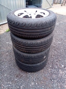 Alu kola R 17, ET 40, 5x108, vč. pneu 225/55 ZR 17 - 9