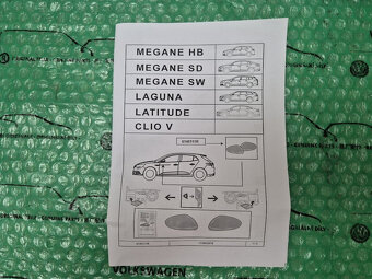 kryty vnějších zrcátek chromové Renault Megane IV , Clio V 8 - 9