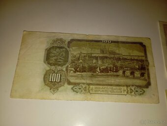 BANKOVKY 100 KČS 1945-1961, 3 RŮZNÉ EMISE - 9