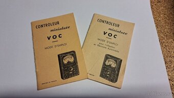 Historický analogový francouzský multimetr VOC - 9