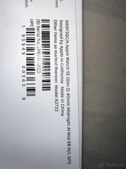 Prodám Apple Watch SE 2. generace 40mm - 9