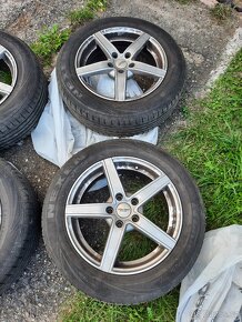 Hliníkové ráfky a letní pneumatiky značky NEXEN 215/60R17 - 9