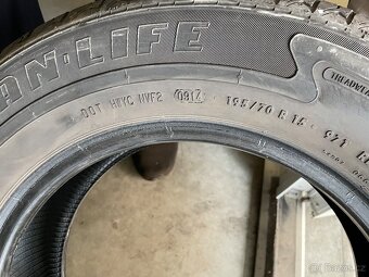prodám letní pneumatiky 195/70/15 Semperit celá sada - 9
