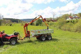 vyvážečka s pohonem kol za ATV, traktor - 9