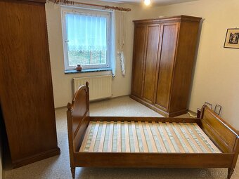Antik ložnice SELVA, perfektní stav, masiv, 2 skříně - 9