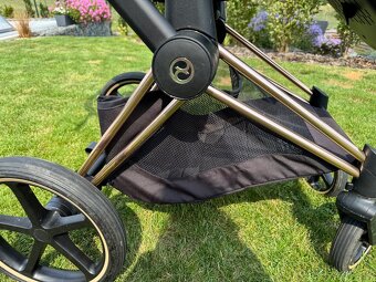 Kočárek CYBEX Priam Rosegold Seat Pack 2022 – Deep Black - 9