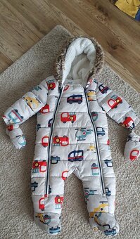 Dětské teplé oblečení- velikost 62-80 - 9