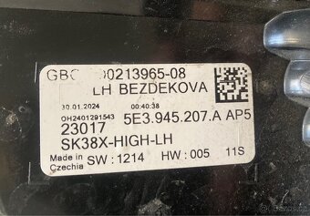 Světlo levé zadní vnější Octavia 4 IV 5E3945207A - originál - 9