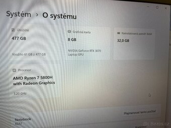 Lenovo Legion 5 | RTX3070 | 5800H | 32GB RAM | RGB - 9