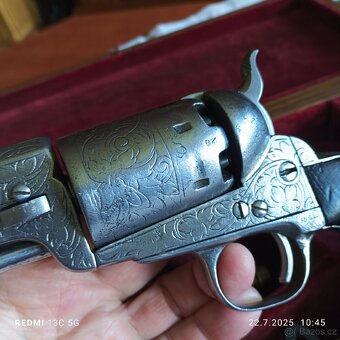 Pistole,revolver perkusní Navy 1850 ORIGINAL - 9