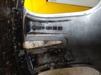 Mercedes benz W211 / S211 sada originál ALU 17" - 9