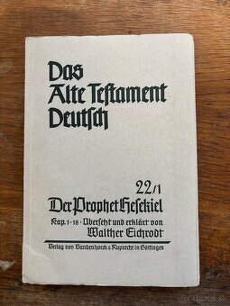 Knihy ze série Das Alte Testament Deutsch - 9