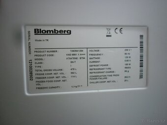 Prodáme lednici Blomberg, 191 x 70 cm, A++ - 9