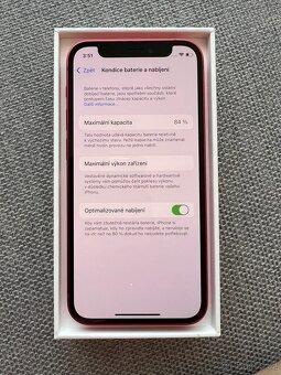 iPhone 12 mini red 64GB 84%baterie - 9