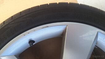 Alu kola Škoda 17" 5x100 pneu 215/40 R17 Fabia Scala Rapid - 9