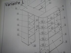 Rohová šatní skříň Joker - 9