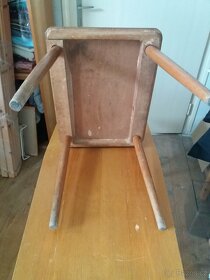 retro židle, stoly, lavice - 9