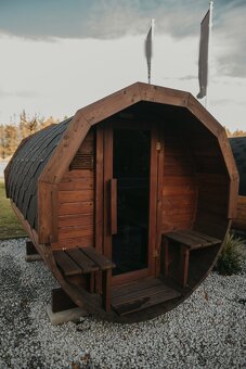 DOVOZ GRATIS - Sudová sauna, sauna, venkovní sauna, fínska - 9