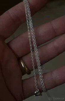 Nový dámský řetízek na krk náhrdelník 925 Délka 45 cm - 9