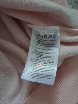 Světle růžová dlouhá mikina Minnie a Mickey Mouse vel.L - 9