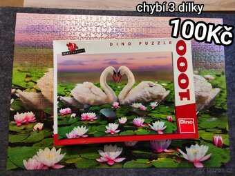 Různé puzzle 500, 1000 dílků - 9