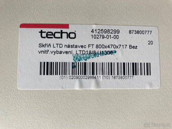 Skříňka nízká TECHO dvoudveřová uzamykatelná za 500 kč - 9