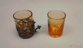 Skleničky se cínovým rámem - 9