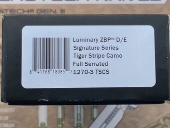Microtech Luminary ZBP Tiger Stripe Camo - 9