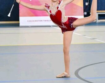 Gymnastický kostým , twirling - 9
