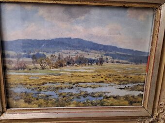 Augustin Mervart-80x64cm +J.Jambor-35,5x25cm. - 9