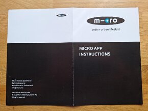 elektrokoloběžka Micro Commuter nová, nejetá - 9