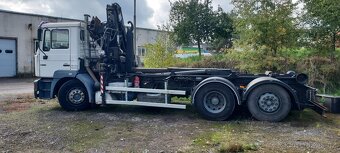 Nosič kontejnerů MAN F2000 TYP 26 314 s jeřábem - 9