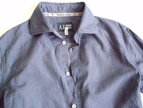 Armani Jeans pánska slim košeľa M - 9