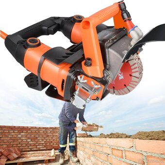 Drážkovací bezprašná fréza 5200W s kufrem - zabalená - 9